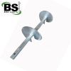 double helix lead section square bar anchor